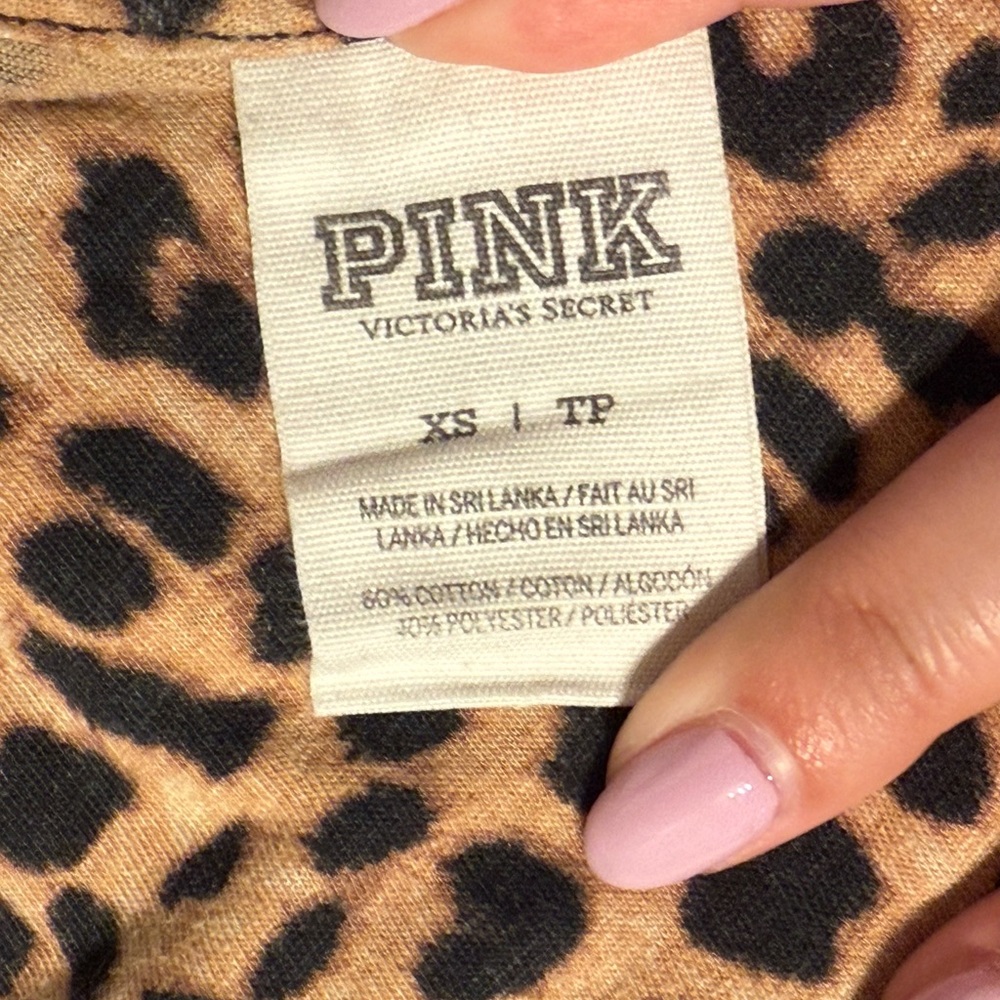 2013 Victoria’s Secret Pink Cheetah Top - Picture 3 of 3